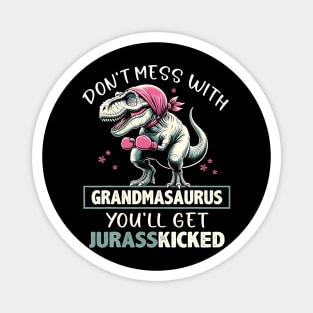 Don'T Mess With Grandmasaurus Magnet